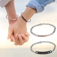 thumbnail image 1 of Pulsera de 2 Piezas de Letras de Cristal onlyliua Ofertas Del Día Liquidación Prime, 1 of 7
