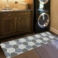 thumbnail image 2 of Kitchen Mat Rug 1 PCS Modern Art Black White Grey Hexagon Geometric Pattern Runner Rug Anti-Fatigue Comfort Memory Foam Standing Mat Non-Slip Floor Door Mat for Bathroom Bedroom 16x47in, 2 of 6