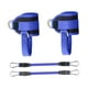 thumbnail image 2 of Juego de correas de soporte de tobillo ajustables, bandas de fitness para gimnasio, 25 x 8 cm, ligeras, multiusos, fáciles de instalar con anillos en Azul, 2 of 8