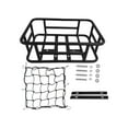 thumbnail image 1 of Bike Rear Basket Bike Rear Rack Portable ,Durable Metal Luggage Package Rack Bike Cargo Rack ,Rear Basket for Electric Bikes Biking Equipment Style F, 1 of 8
