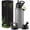 Grey, variant on SipX™ 32 oz Insulated Water Bottle with 3 Lids – Leakproof Stainless Steel, Triple Insulated – Green