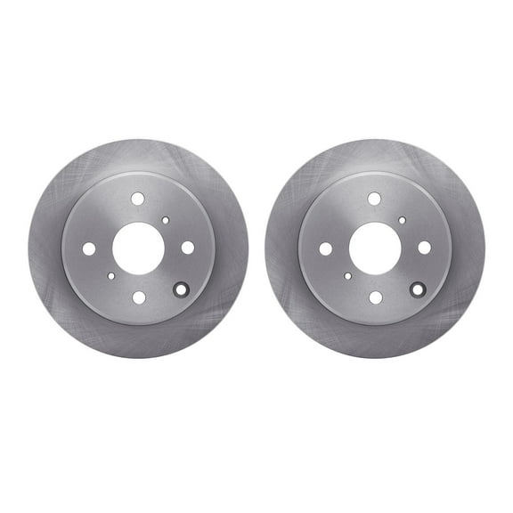Dynamic Friction Company Rear Brake Rotors 6002-76014