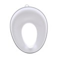 thumbnail image 3 of Asiento de inodoro perfke liviano con protector contra salpicaduras Gris, 3 of 9