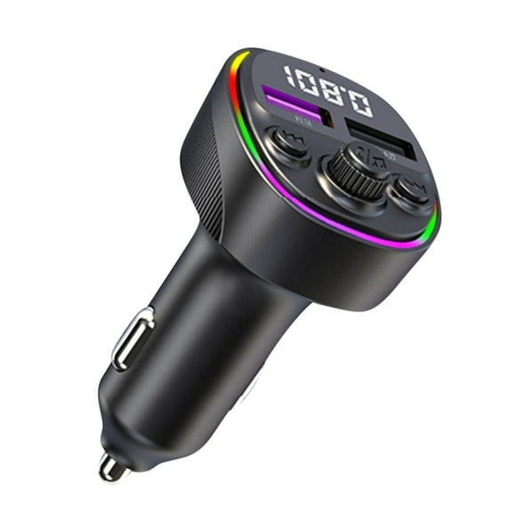 Birdeem Handsfree Call Car Charger,Wireless Bluetooth FM Transmitter Radio Receiver,Mp3 Audio Music Stereo Adapter, USB Port Charger Compatible For All Smartphones