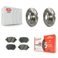 thumbnail image 1 of Transit Auto Rear Disc Brake Rotors and Semi-Metallic Pads Kit for Car 2016-2018 Audi Q3 Quattro K8S-102732, 1 of 11