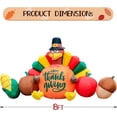 thumbnail image 2 of DeeKom Decoraciones Inflables para el Día de Acción de Gracias de 8 Pies, Pavo Inflable para Decoración Al Aire Libre, 2 of 6
