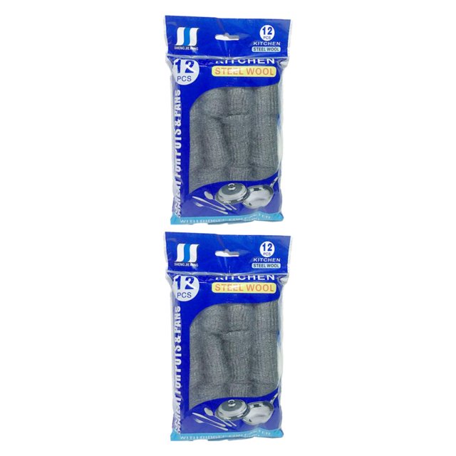 Maoww Multi-purpose Steel Wool For Efficient Kitchen Cleaning Durable Kitchen Cleaning Steel Wool Kitchen Steel Wool As Shown 2Set