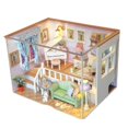 thumbnail image 4 of Kit de casa de muñecas DIY Zulema 1:24 en Miniatura Estilo Europeo Prince Doll House, 4 of 8