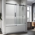 thumbnail image 2 of Sunny Shower 58.5-60 in. W x 62 in. H Frameless Bathtub Shower Door, 2 of 12