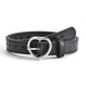 thumbnail image 5 of Children Faux Leather Belt Kids Cute Peach Heart Buckle Belts Girls Waist Belt Conbo, 5 of 5