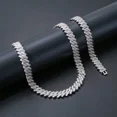 thumbnail image 3 of AIXZETHY Cuban Link Chain Mens Iced Out Miami Cuban Necklace Gold/Silver/Rose Gold Bling Diamond Hip Hop Jewelry for Women, 3 of 5