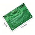 thumbnail image 3 of 3-hole Pencil Pouch, Large Pencil Case PouchTransparent PVC Document Storage, Pen Bag, Clear Window Pencil Case, Detachable Folder, Green, 3 of 6