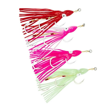 Jigging Hook Octopus Fishing Soft Lure Trolling Jig Rubber Squid Skirt Artificia 1 Mingyiq Inc