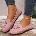 thumbnail image 5 of HTHLVMD Slip On Moccasins, Casual Driving Shoes, Women's Office Shoes, Women's Walking Shoes Casual Tennis Slip On Sneakers Lightweight Comfortable Fashion Shoes for Women, Pink 9, 5 of 7