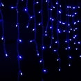 thumbnail image 1 of Redcolurful 3.5M 96LEDs Droop Curtain Icicle String Light for Christmas Outdoor Decoration European Plug, 1 of 9