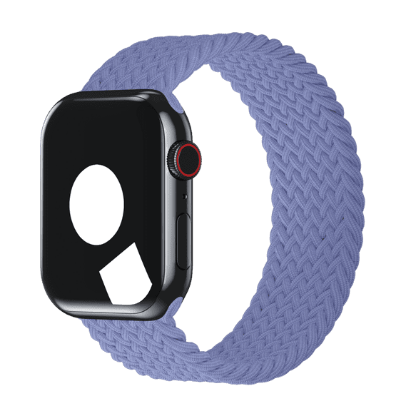 Open Box Genuine Apple Watch Braided Solo Loop 42mm 44mm 45mm 49mm English Lavender Size 3
