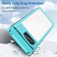 thumbnail image 4 of Allytech for Google Pixel 8 Clear Case, Hybrid Rugged Anti-Yellow Shockproof Hard Shell Back Cover Phone Case for Google Pixel 8, Skyblue, 4 of 8