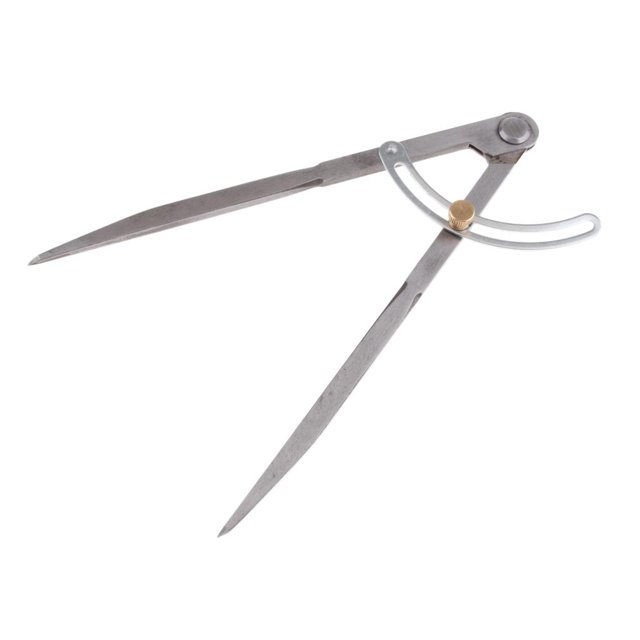 100 mm mm Wing Divider Pencil Holder / Leather Tracer 250mm Zulema Lápiz de brújula de precisión