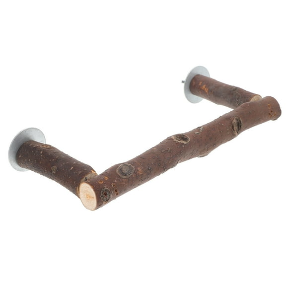 WHAMVOX Bird Perch Stand Branch Wood Parrot Perch Bird Cage Branch Perch for Cockatiel Birds