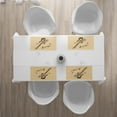 thumbnail image 3 of Ambesonne Guitar Place Mats Set of 4, Abstract Funk Instrument, Standard Size, Sand Brown Multicolor, 3 of 4