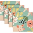 thumbnail image 5 of Sunflower Flowers Napkins Reusable Washable Cloth Napkins Set of 6, Soft Comfortable Dinner Napkins for Family Weddings Holiday Party 20 X 20 Inch Washcloth Gift, 5 of 7