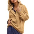 thumbnail image 2 of Sudadera Gacaky casual de manga larga de gran tamaño para mujer, 2 of 6