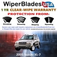 thumbnail image 2 of 2005 Suzuki XL-7 Beam Wiper Blades Wipers w/1yr Warranty (Set of 2) (WiperBladesUSA), 2 of 5