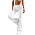 thumbnail image 5 of Aboser High Waist Bootleg Yoga Pants for Women Athletic Casual Flared Leggings Slim Fit Stretch Workout Pants Solid Color Tummy Control Trousers, 5 of 7