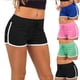 thumbnail image 2 of Pantalones cortos deportivos para gimnasio y fitness para mujer, pantalones cortos para gimnasio, yoga, minipantalones cortos a rayas para baile, deporte, fitness, elásticos, 2 of 5