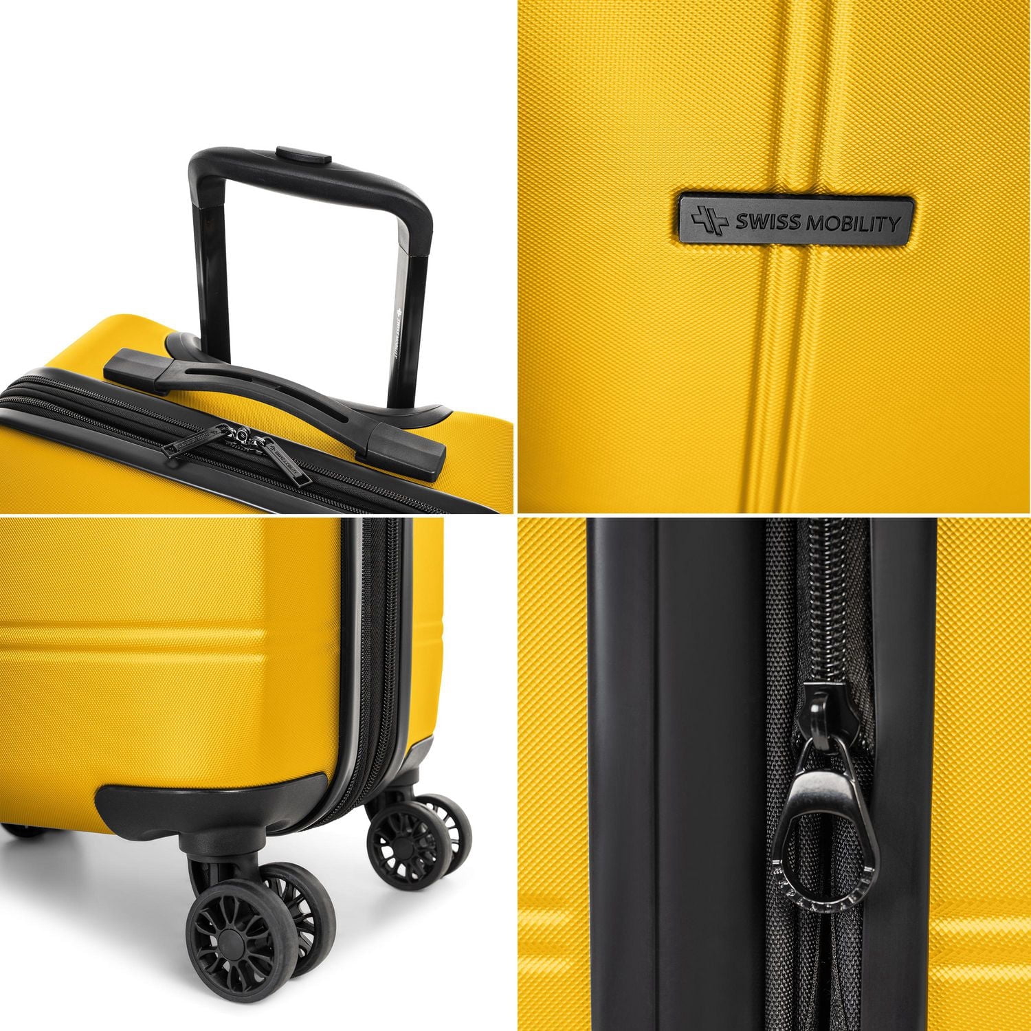 Swiss Mobility - LAX Collection - Lightweight ABS/PC Hardside 3 pcs Luggage Set