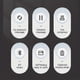 thumbnail image 2 of Eye massager Air pressure vibration eye massager Bluetooth hot compress eye protection device, 2 of 4