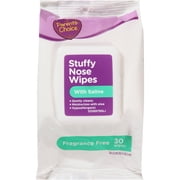 Parent's Choice Fragrance Free Stuffy Nose Wipes, 30 Count