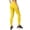 Yellow, variant on Women's Solid Color Leggings High Waisted Workout Athletic Activewear Pants Tummy Control Stretchy Sports Buttery Workout Leggings