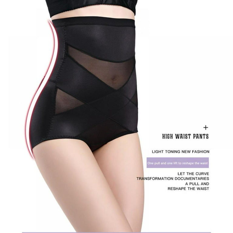 Women Thong Panties Belly Tummy Control Pull Me In Pants High Waist Body  Shaper