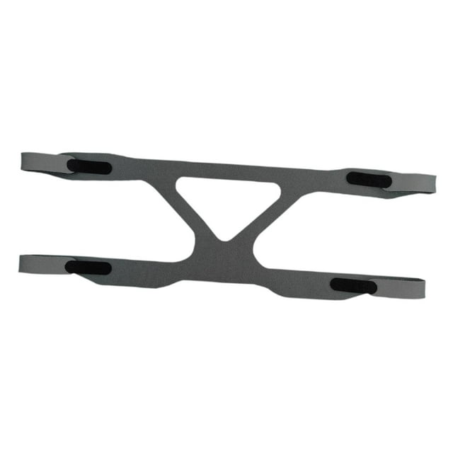 Correa para la cabeza con ventilación, reutilizable, portátil, premium y ajustable Gris