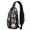 Fairy Tale Mush, variant on Fairy Tale Mushroom Sling Bag, Lightweight Crossbody Daypack with Trippy Fungi Print, Perfect for Nature Walks, Daily Commutes, and Hiking