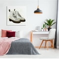 thumbnail image 2 of Stupell Industries Quilted Leather Fashion Boots Brilliant Gems Deluxe Pattern,30 x 30, Design by Ziwei Li, 2 of 7