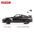 thumbnail image 3 of Bdtctk 1/36 Escala Gtr R35 Supercar Modelo Juguete Aleación De Zinc Diecast Pull Back Vehículos Juguetes Para Niños Para 4 5 6 Años Niño Niña Regalo (Negro), 3 of 5