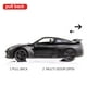 thumbnail image 3 of Bdtctk 1/36 Escala Gtr R35 Supercar Modelo Juguete Aleación De Zinc Diecast Pull Back Vehículos Juguetes Para Niños Para 4 5 6 Años Niño Niña Regalo (Negro), 3 of 5