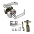 thumbnail image 5 of Privacy Door Lock with Keys in Satin Chrome, 5 of 6