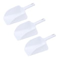 thumbnail image 1 of REGALWOVEN Ice Scoop Easy Clean Plastic Ice Shovel for Candy Buffet Kitchen, Ice Scooper for Bar, Ice Bucket, Popcorn in  White-3PCS, 1 of 6