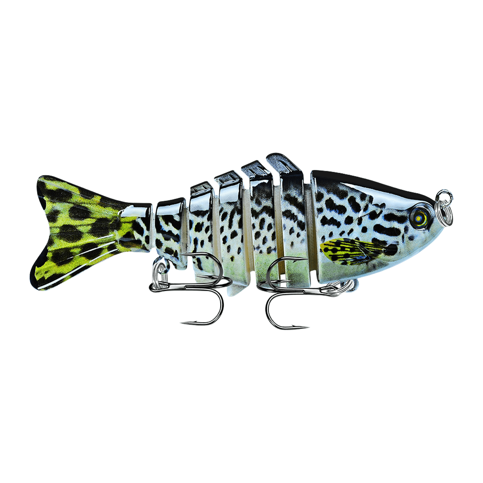 Multi Jointed Swimbaits Fishing Tackle Artificial Hard Baits Swimming Lures 10cm 7 Segment Fishing Lure with Hook