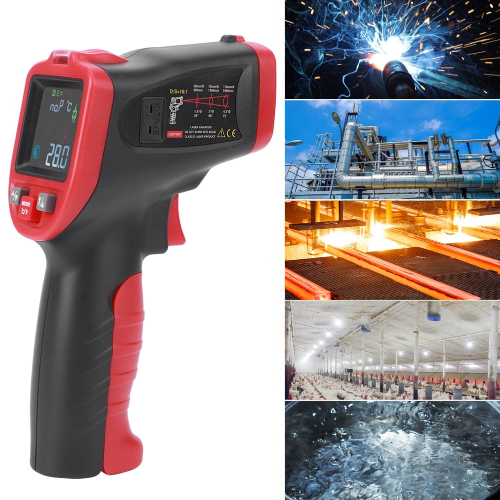 Temperature Measurement,WT323E ‑50℃‑1050℃ Color Screen Portable Thermometer Temperature Meter Tailored for Perfection