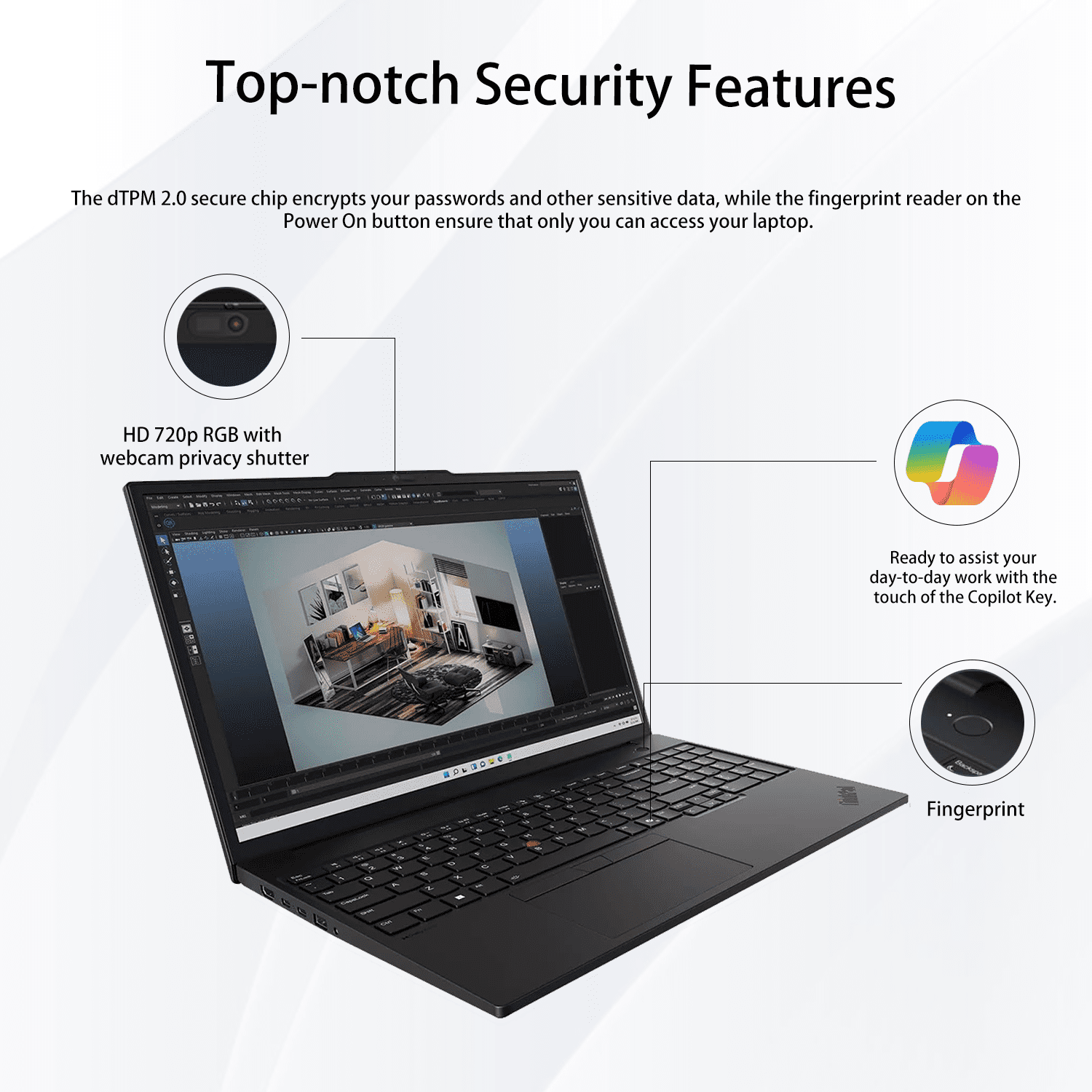 Lenovo ThinkPad E16 Business Laptop, 16" FHD+ Touchscreen, AMD Ryzen 5 7535U, 32GB DDR5, 1TB SSD, Windows 11 Pro