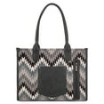 thumbnail image 6 of Wrangler Aztec Tote Bag for Women Western Top Handle Handbags and Purses, Gray, 6 of 7