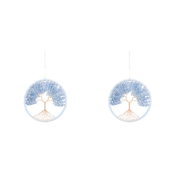 Yuarrent Atrapasueños exclusivos del árbol de la vida: la decoración de la pared del dormitorio hecha a mano y la mano de obra son exquisitos lago azul 2Conjunto