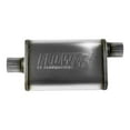 thumbnail image 3 of Flowmaster Exhaust Muffler 71226 FlowFX; Universal; 10 Inches Wide; Single Offset 2-1/2 Inch Inlet; Single Center 2-1/2 Inch Outlet; 21 Inch Length, 3 of 4