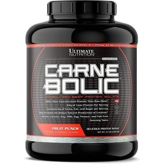 Ultimate Nutrition Carne Bolic Beef Isolate Protein Powder-60Servings