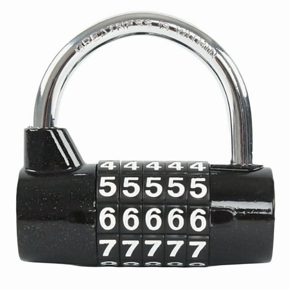 5 Digit Number Combination Travel Password Lock Combination Padlock Zinc Alloy Coded Lock Security Safely Code