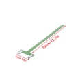 thumbnail image 4 of Advancent Regla en T, instalación práctica, ajuste gratuito, Material Premium, herramienta de escuadrado de flecha de superficie lisa, apiladores de tiro y tiro con verde Advancent OD019654-01, 4 of 6
